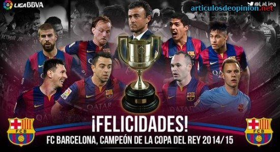 El Barcelona gana la Copa del Rey 2015