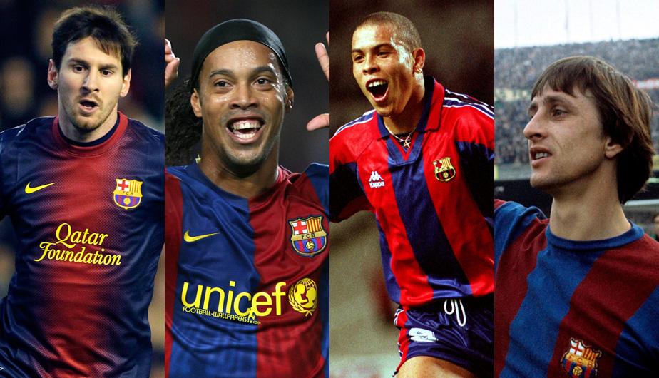 Los mejores jugadores de la historia del Barcelona